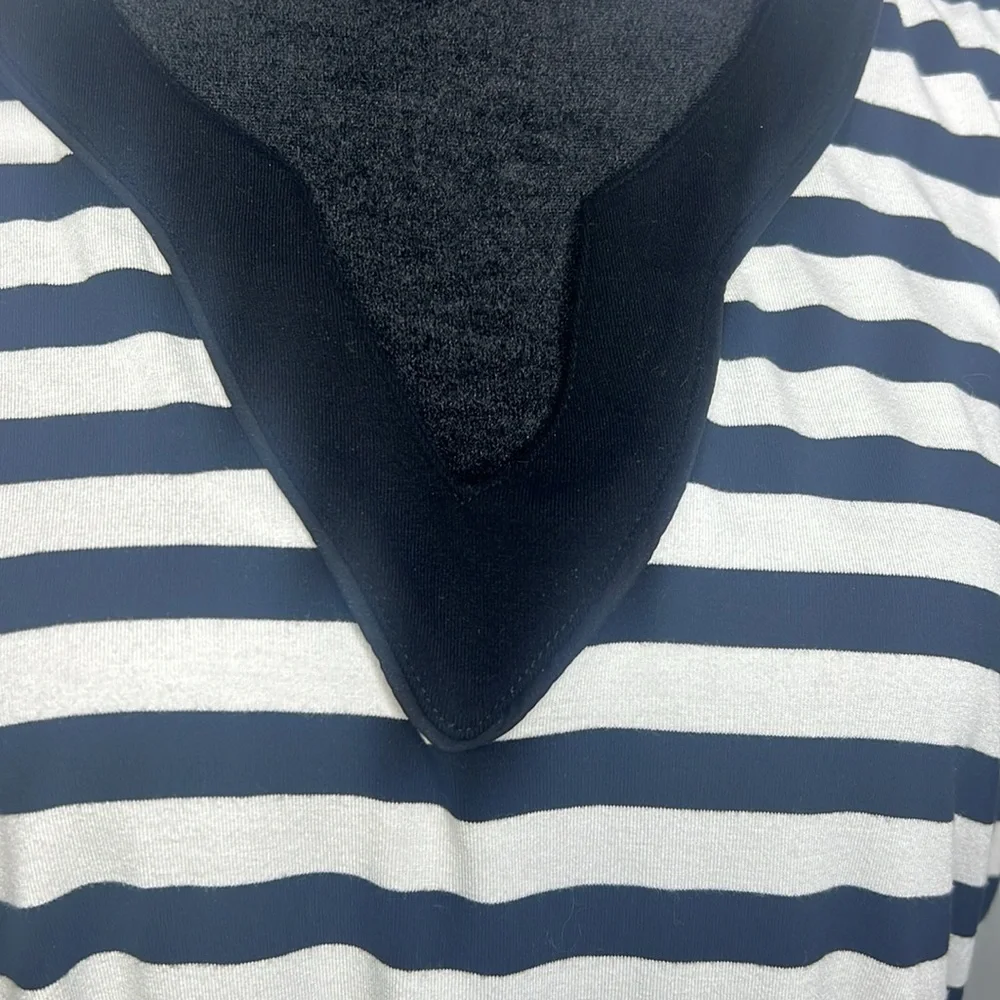 White House Black market women’s V-neck tank top black-and-white size large - Picture 5 of 8